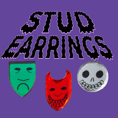 NIGHTMARE STUD EARRINGS