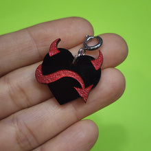 MEDIUM - DEVIL HEART CHARM