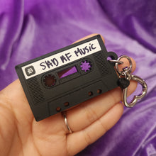 Cassette Tape Keychain with NFC Tag