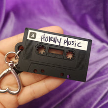 Cassette Tape Keychain with NFC Tag