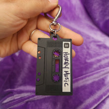 Cassette Tape Keychain with NFC Tag
