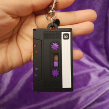 Cassette Tape Keychain with NFC Tag