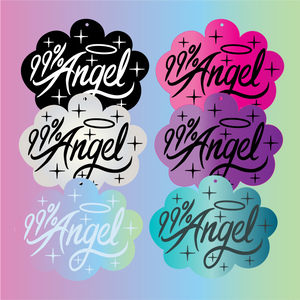 99% Angel - Marble Acrylic Earrings - 90's Y2k 2000's