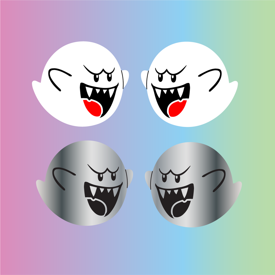 Large Mario Boo Earrings