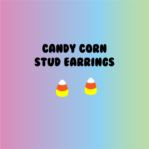 Candy Corn Stud Earrings