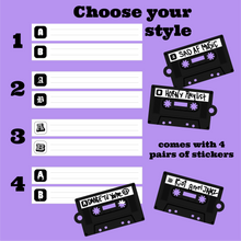 Cassette Tape Keychain with NFC Tag