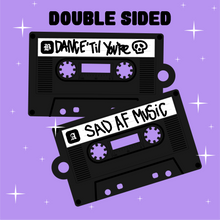 Cassette Tape Keychain with NFC Tag