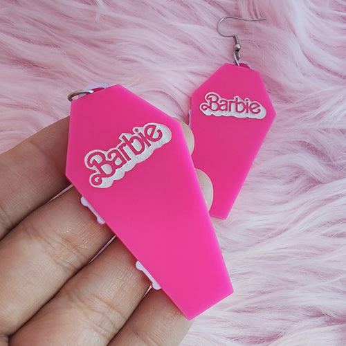 Barbie Coffin Earrings