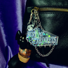 COFFIN TRINKET KEYCHAIN - "BURY ME WITH MY TRINKETS"