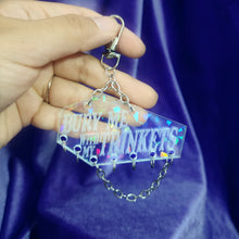 COFFIN TRINKET KEYCHAIN - "BURY ME WITH MY TRINKETS"