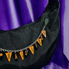 HAPPY HALLOWEEN PENANT CHARM PURSE CHAIN