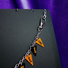 HAPPY HALLOWEEN PENANT CHARM PURSE CHAIN