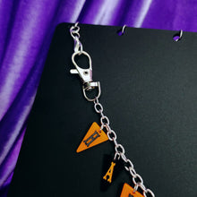 HAPPY HALLOWEEN PENANT CHARM PURSE CHAIN