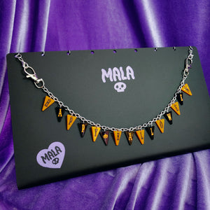 HAPPY HALLOWEEN PENANT CHARM PURSE CHAIN