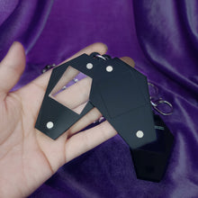 COFFIN FRAME MAGNETIC KEYCHAIN