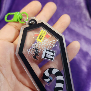Coffin Shaker Keychain – Acrylic