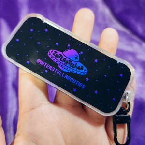 Cozy Village Shaker Keychain – Gamer-Inspired Acrylic Charm