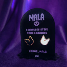 LUNA AND ARTEMIS ENAMEL STUD EARRINGS