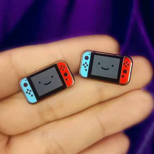 Switch Enamel Stud Earrings