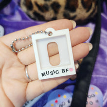 MUSIC BF POLAROID FRAME KEYCHAIN