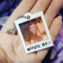 MUSIC BF POLAROID FRAME KEYCHAIN
