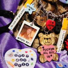 MUSIC BF POLAROID FRAME KEYCHAIN