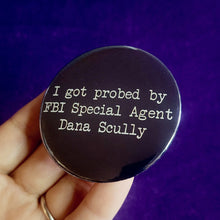 MULDER AND SKULLY - X-FILES 2.5" Inch Buttons