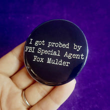 MULDER AND SKULLY - X-FILES 2.5" Inch Buttons
