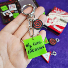 "My little food critic" Double Sided Keychain