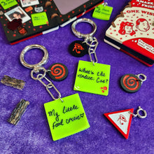 "My little food critic" Double Sided Keychain