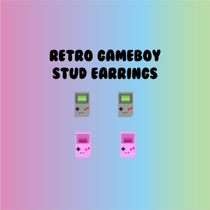 RETRO GAMEBOY STUD EARRINGS