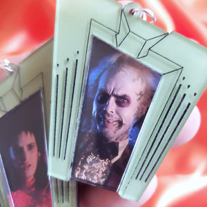 Beetlejuice Wedding Arch Acrylic Earrings