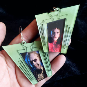 Beetlejuice Wedding Arch Acrylic Earrings
