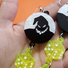 Oogie Boogie Acrylic Earrings