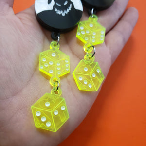 Oogie Boogie Acrylic Earrings