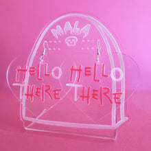 HELL HERE - Catwoman Statement Heart Earrings