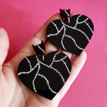 Catwoman Heart Earrings