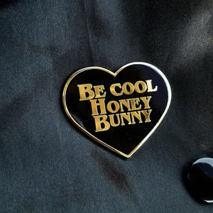 HONEY BUNNY PULP FICTION ENAMEL PIN