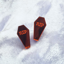 COFFIN STUD EARRINGS