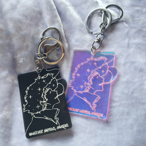 Spike Spiegel keychain "Whatever happens, happens."- Cowboy Bebop