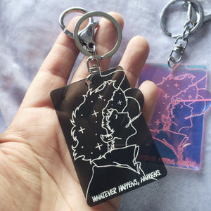 Spike Spiegel keychain "Whatever happens, happens."- Cowboy Bebop