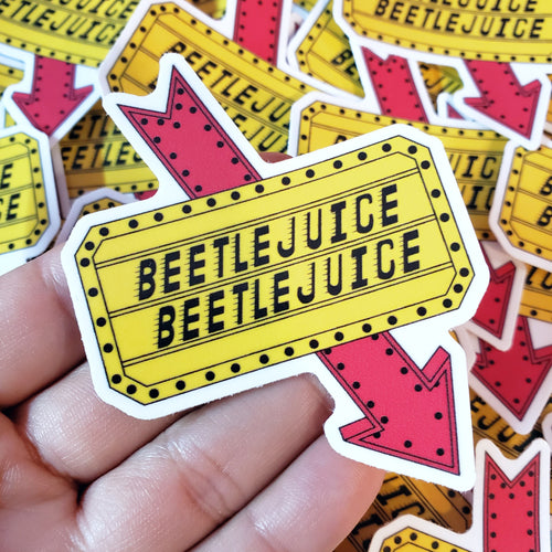 BEETLEJUICE STICKER