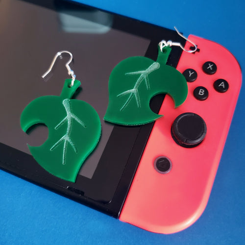 Animal Crossing Leaf Earrings