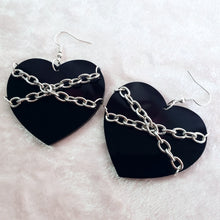 Heart Chain Earrings