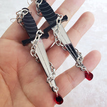 Dagger Chain Earrings
