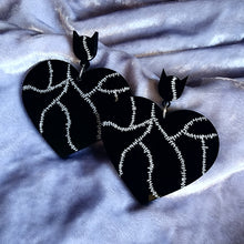 Catwoman Heart Earrings