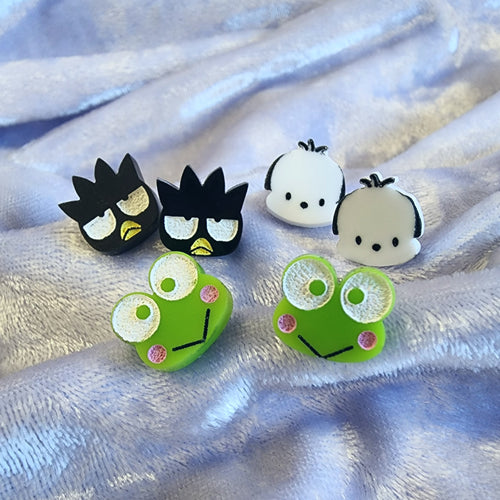 Sanrio Friends Stud Earrings