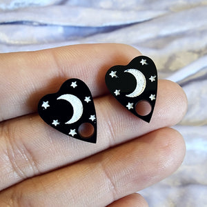 Ouija Planchette Stud earrings