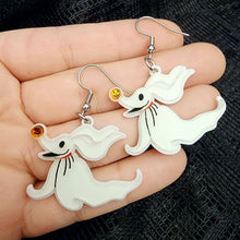 Small Zero Glow in the Dark Earrings - Nightmare Before Christmas