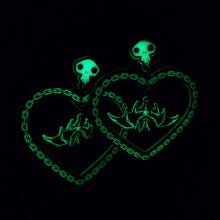 Oogie Boogie Bat Glow in the Dark Earrings